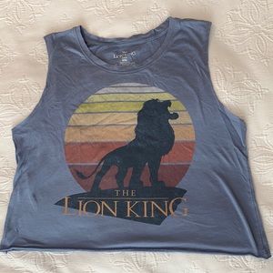Lion King crop tank